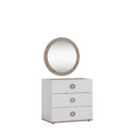 Space dresser with mirror