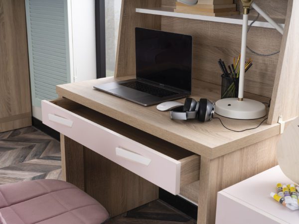 closeup of angel city study table