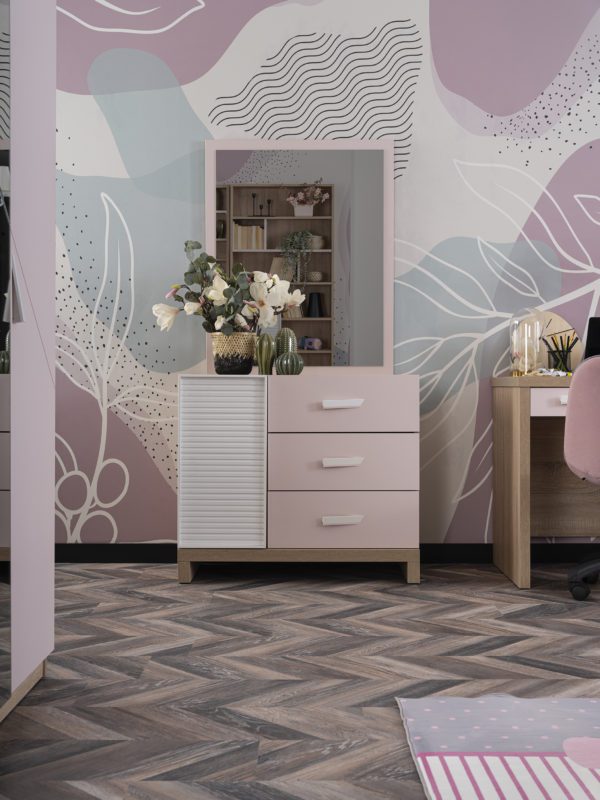 angel city dresser and mirror