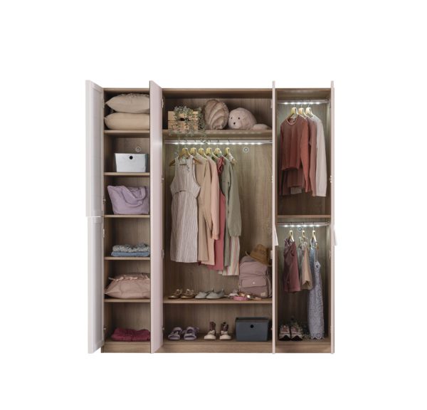 angel13966 angel city four door wardrobe