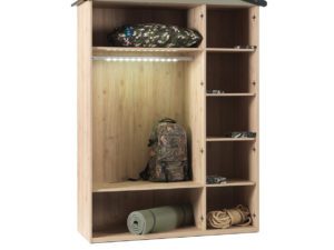 Camp three-door wardrobe
