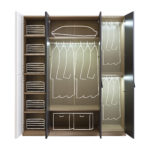 New city four-door wardrobe