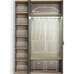 New city three-door wardrobe