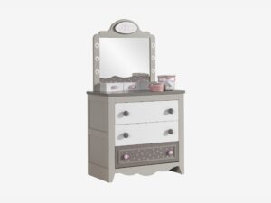 HOUSES Chest of drawers with mirror