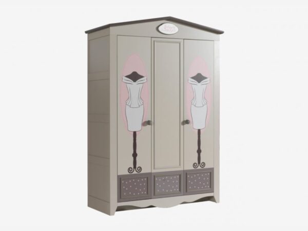 HOUSES Wardrobe 3 Doors