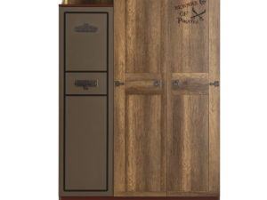 Pirate three-door wardrobe