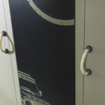 camp wardrobe closeup