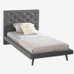 Luna bed with headboard