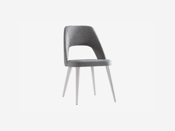 Luna Grey Fabric Chair