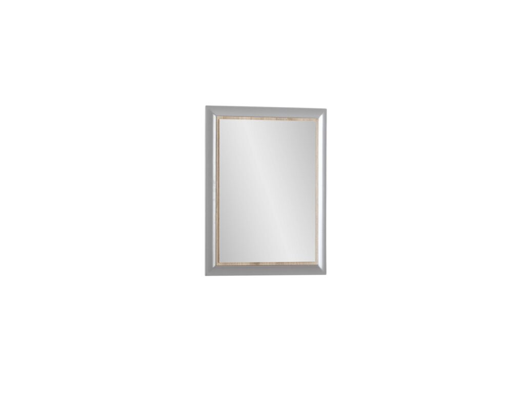 Luna Silver Mirror Dual Frame with Gold Trim