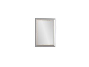 Luna Silver Mirror Dual Frame with Gold Trim