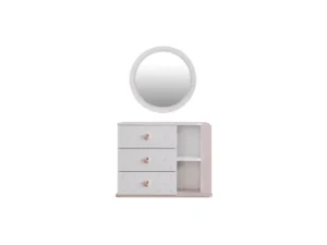 Montessori pink s mirror
