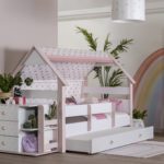 Montessori pink bed
