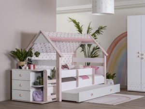 Montessori pink bed
