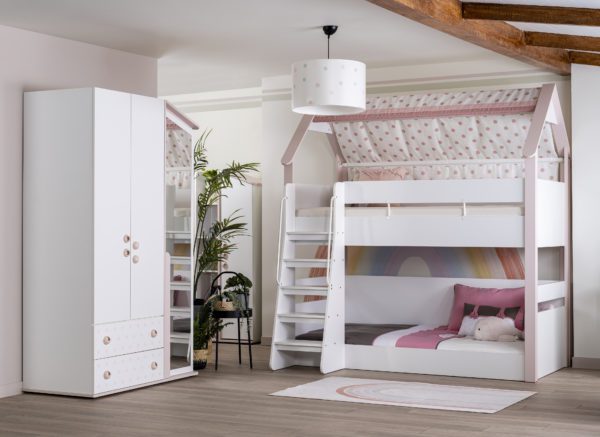 montessori pink s bedroom set