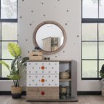 Montessori hut dresser and mirror