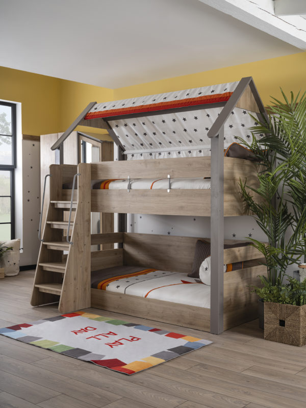 Montessori hut bunk bed