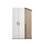 Montessori hut three-door wardrobe