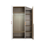 Montessori hut three-door wardrobe