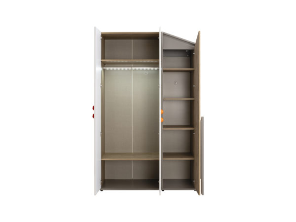 montessorishut38091 Montessori hut three-door wardrobe