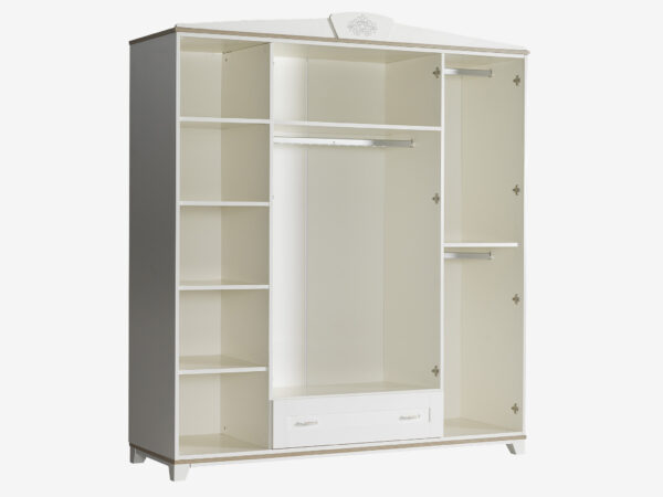 new frezya 4 kapili dolap 2 Pink freesie four-door wardrobe