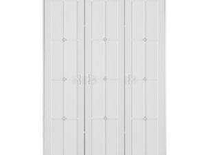 Pink freesie three-door wardrobe