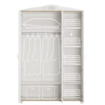 Pink freesie three-door wardrobe