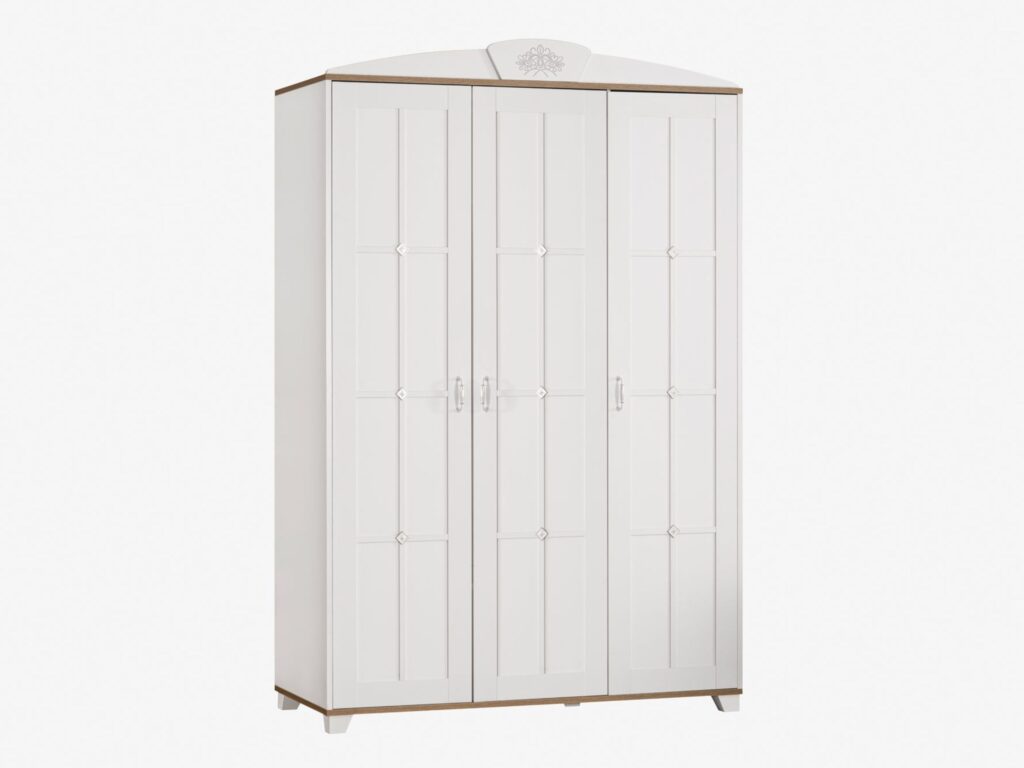 Pink Freesie Wardrobe 3 Doors