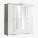 Pink Freesie Wardrobe 4 Doors