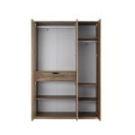 Trio three door wardrobe
