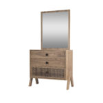 Trio dresser with mirror