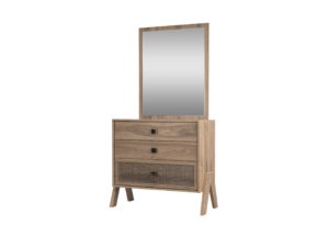Trio dresser with mirror