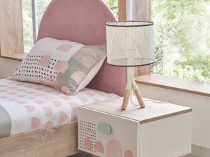 bonie nighstand and lampshade