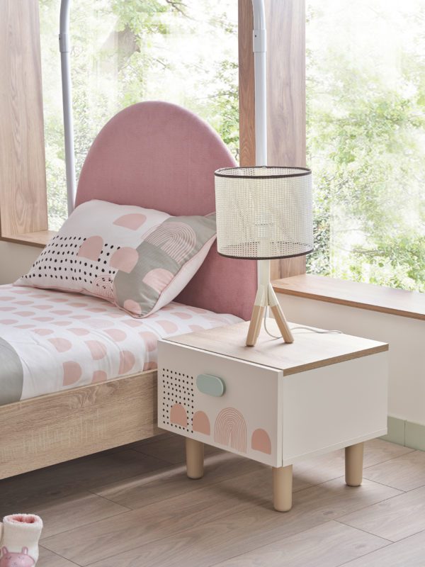 bonie nighstand and lampshade
