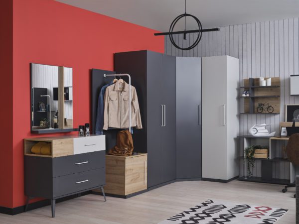 harvey dresser and mirror and wardrobe