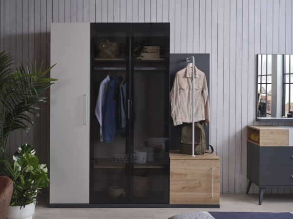 harvey wardrobe and clothes rail