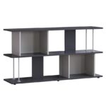 harvey study table with shelves