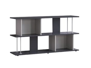 harvey study table with shelves