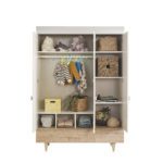 maudi three door wardrobe