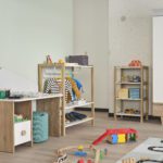 maudi shelves and study table unit
