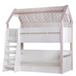 Montessori pink bunk bed