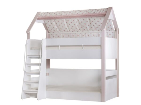 Montessori pink bunk bed