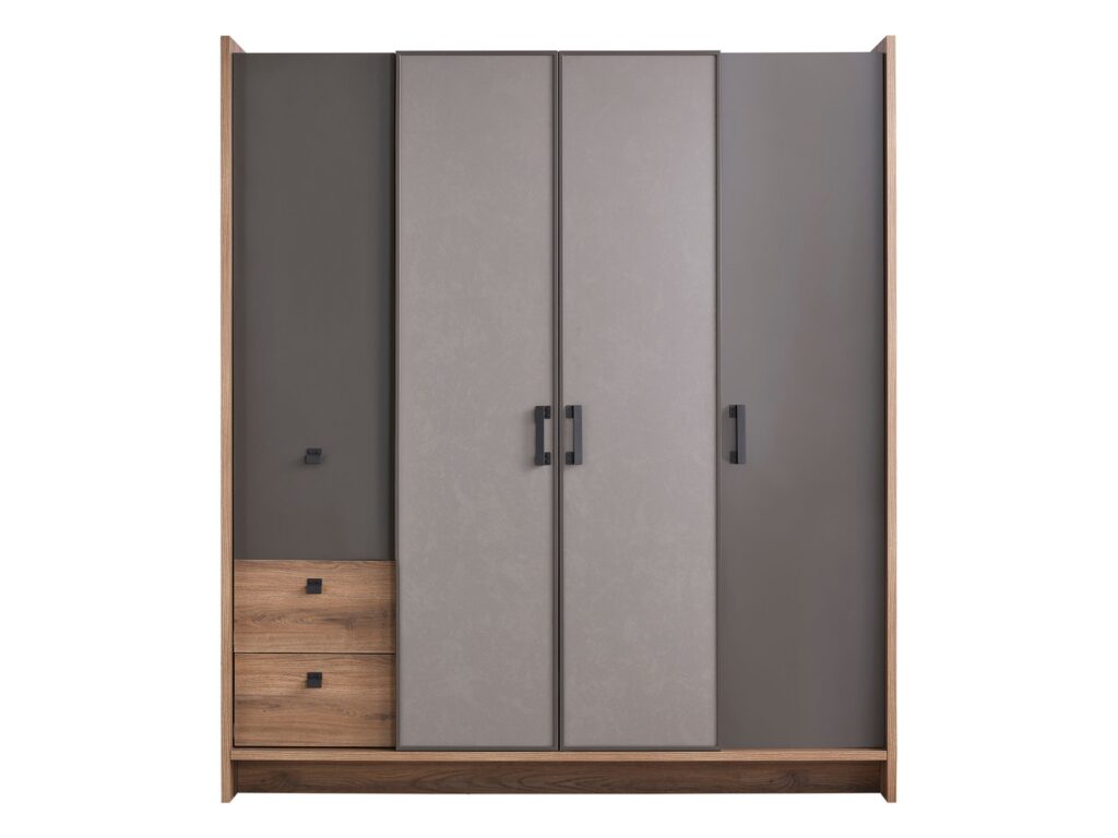 Action Three-Door Wardrobe