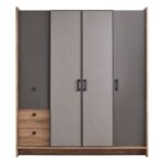 Action Three-Door Wardrobe