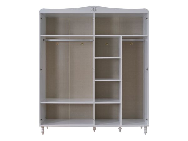juliette-white-four-door-wardrobe Juliette Four-Door Wardrobe