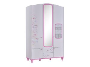 Little Princess Two-Door Wardrobe with Mirror