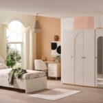 Louis Four Door Wardrobe with Mirror