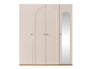 Louis Four Door Wardrobe with Mirror