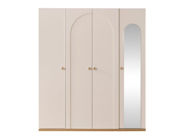 Louis Four Door Wardrobe with Mirror