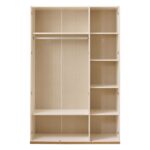 Louis Three Door Wardrobe with Mirror